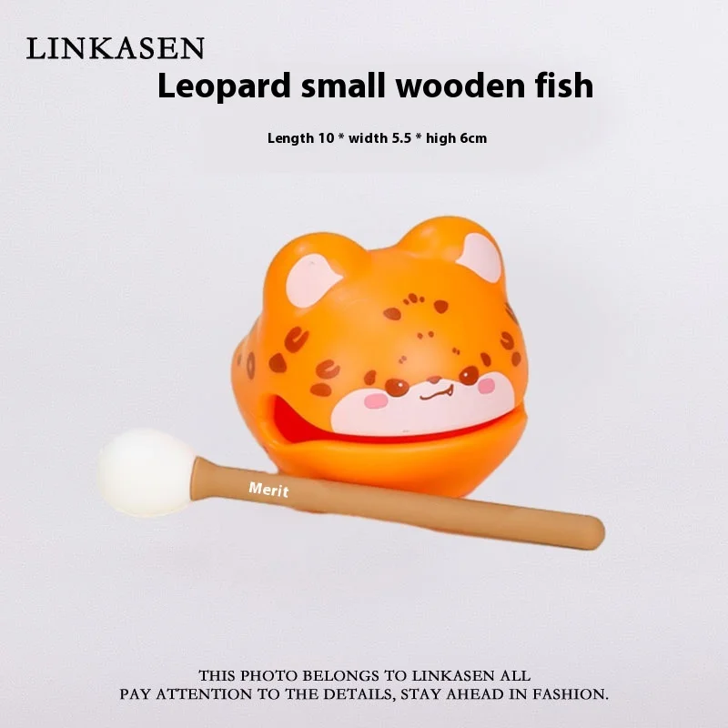 Knocking Toy Small Wooden Fish Healing Emotional Decompression Doll That Can'T Break Abs Desktop Ornament Children'S Day Gift