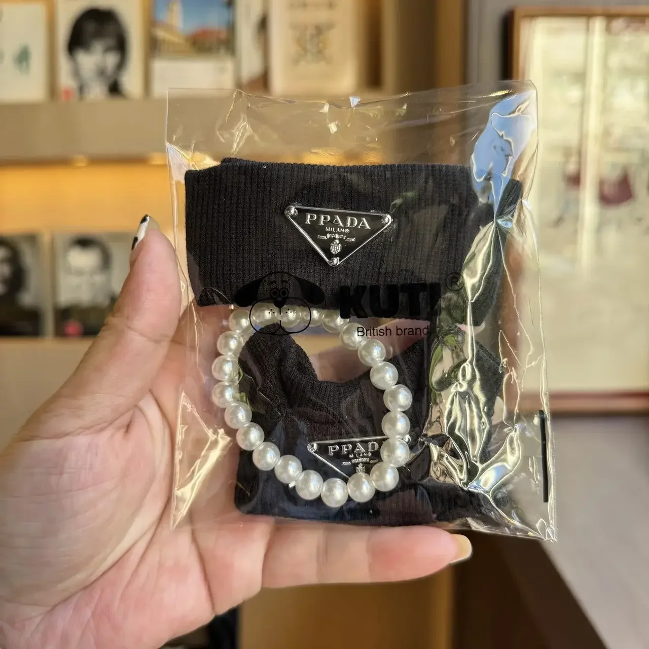Conjunto de punto Labubu