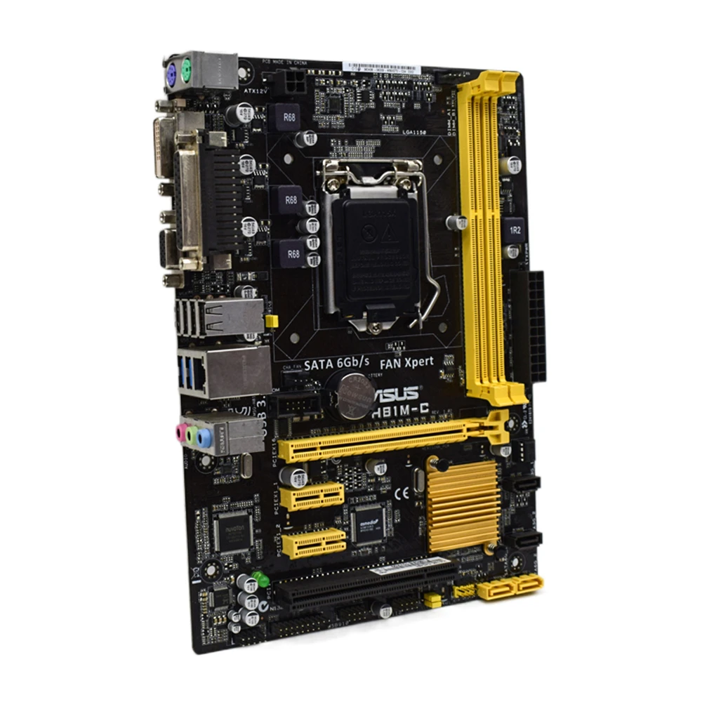 Asus H81M-CマザーボードインテルH81チップセットlga 1150ソケットインテル22nm cpuコアi7 i5 i3 celeron  pentiumマイクatx H81メインボード