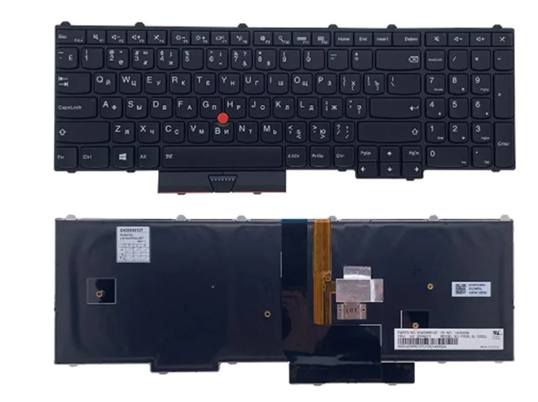 Clavier AZERTY Français Pour Lenovo ThinkPad P50/P70/P51/P71 - Neuf Sous Emballage