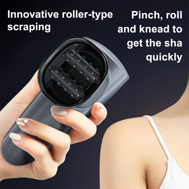 Intelligent Vacuum Cupping Massage Device Body Scraping Massager Heating Suction Cup Device Scraping Infrared Slimming Massage 4