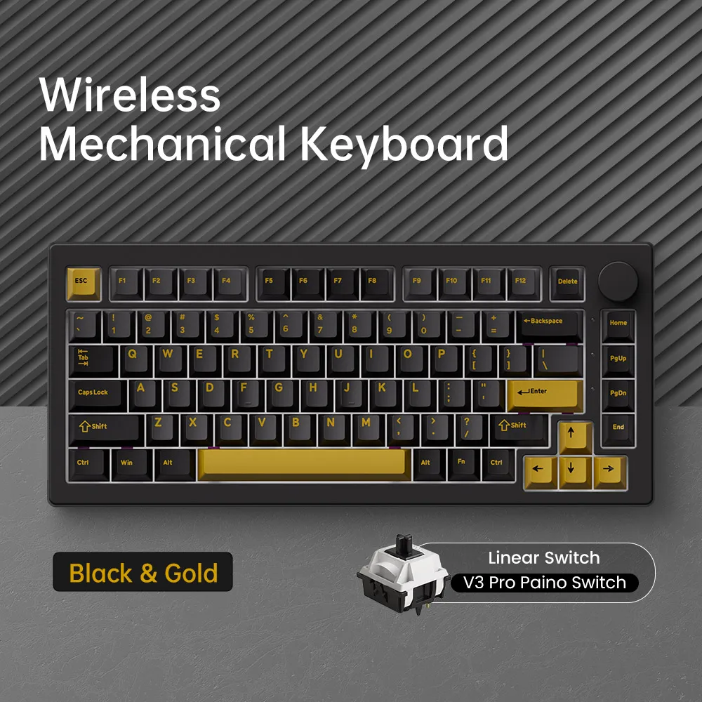 Akko 5075 V3 75% Mechanical Keyboard 8000/10000mAh 2.4GHz Wireless/ Wired thumbnail 4