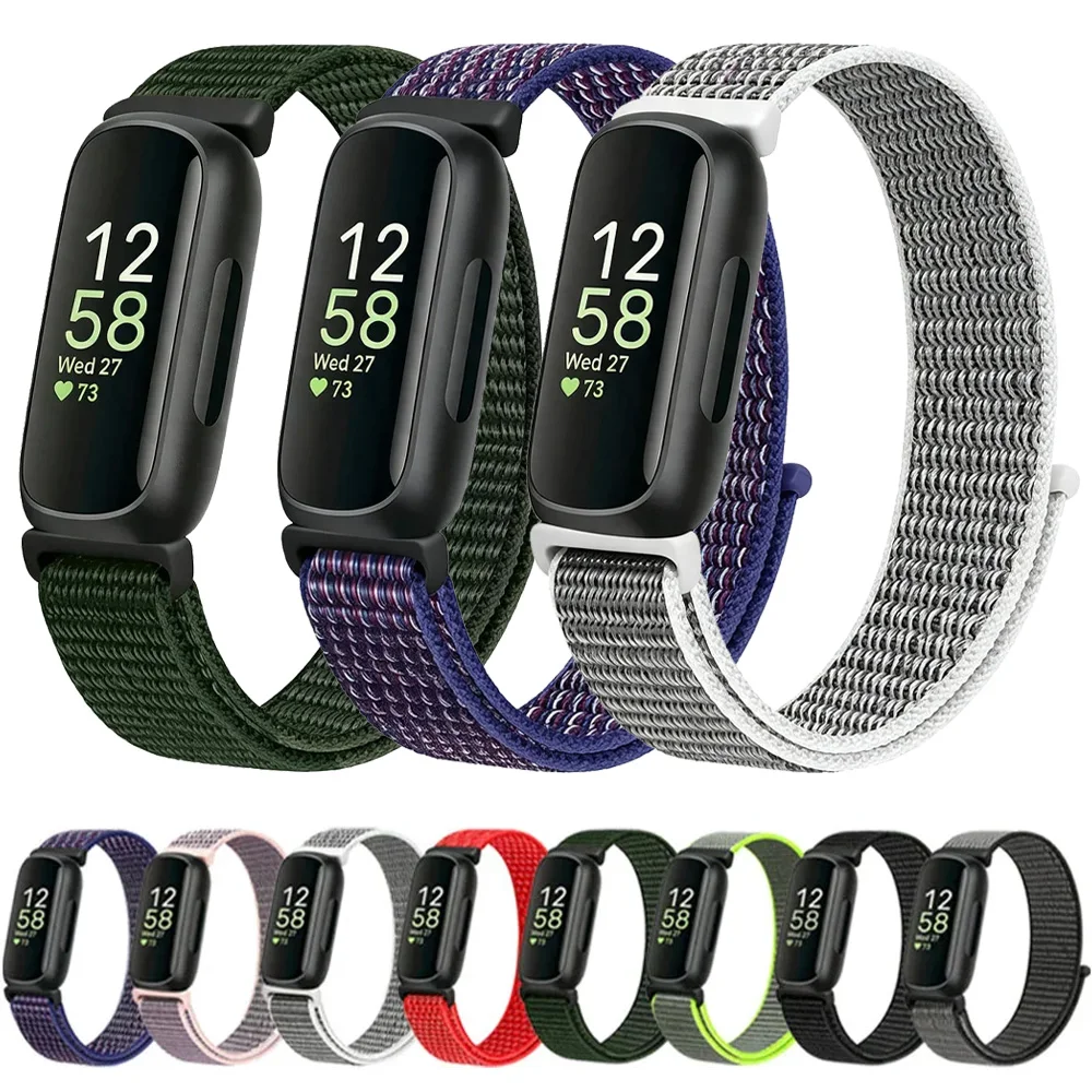 Breathable Elastic Nylon Braided Strap – Stylish Loop Bracelet Wristband Replacement Accessory