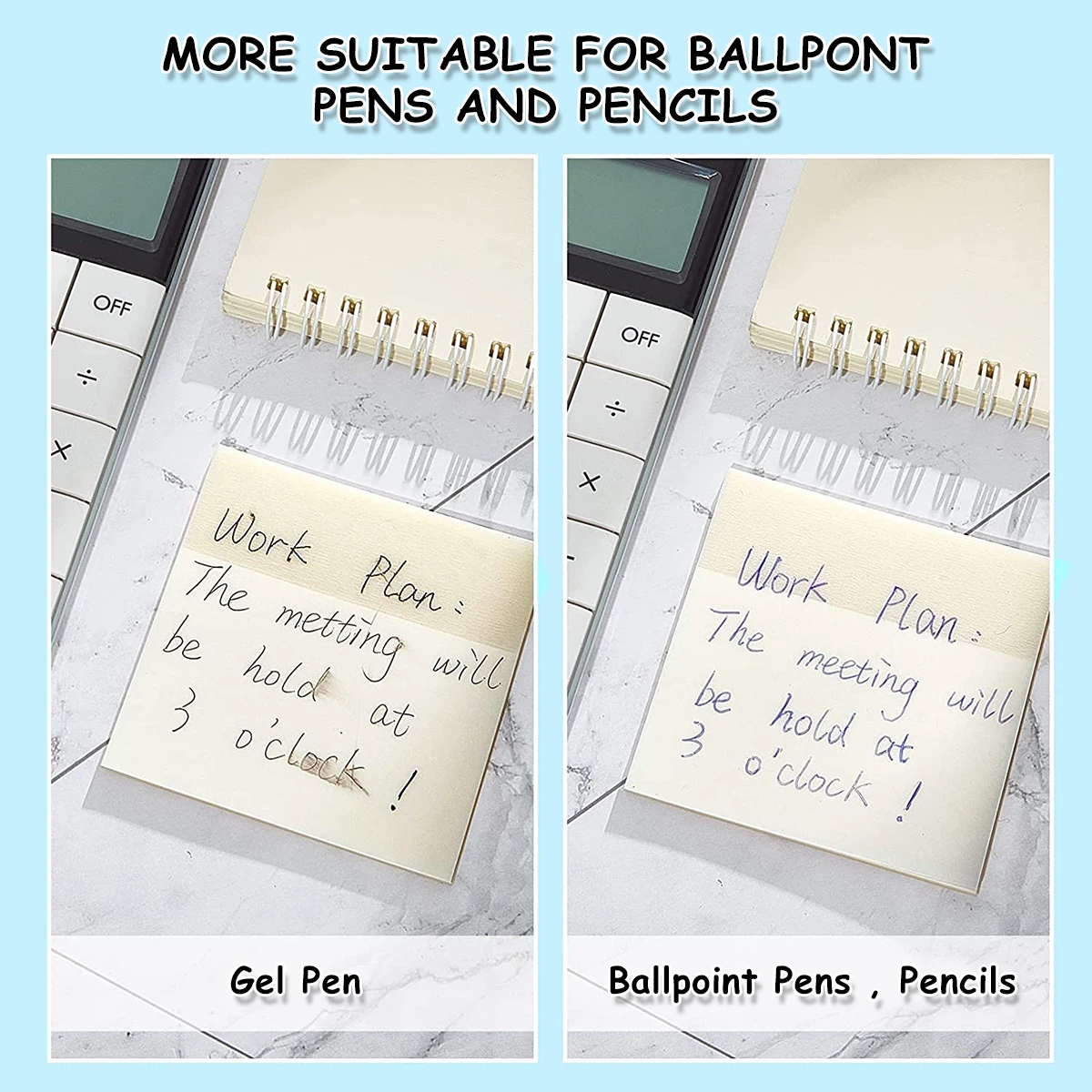 300Pcs ������ ��ƼĿ �޸� �е� 7.4 �� 7.6cm ��Ȯ�� ��ƼĿ �޸� �ڱ� ���� �޸� ���� �繫�� �н������� �޽��� �˸�