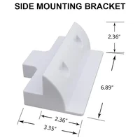 Support de montage de panneau solaire, ensemble d'angle ABS caravane, kits de supports de montage de panneau solaire, supports de fixation de panneau, protection UV 4