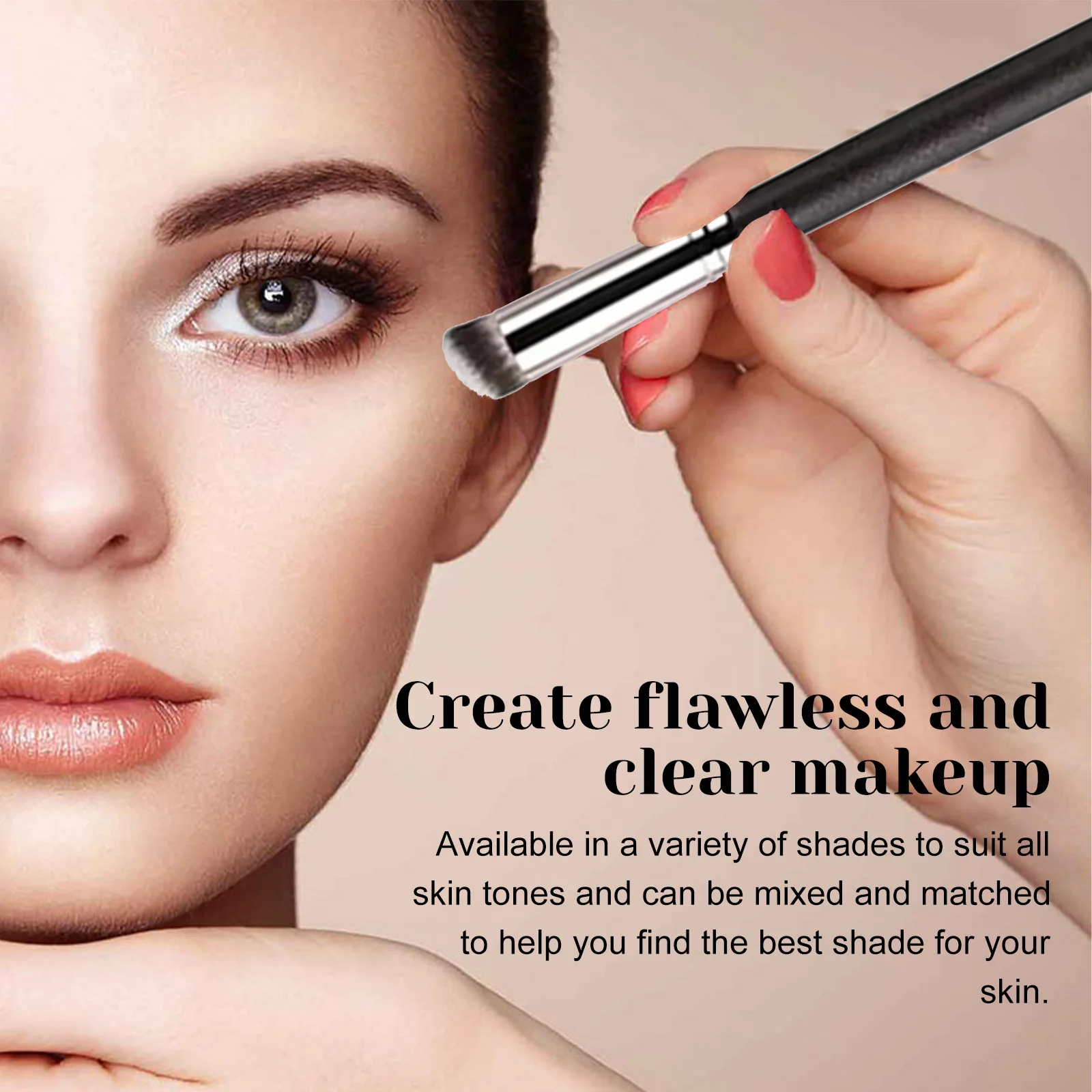Three Color Concealer Eyeshadow Full Cover Black Eye Circles Long Last Matte Contour Repair Foundation Professional Makeup Cream 3