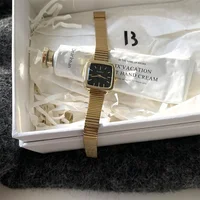 Brand Simple Quartz Watch for Women Retro Luxury Gift Ladies Watches Small Dial Adjustable Stainless Steel Strap Wristwatches - Image 4