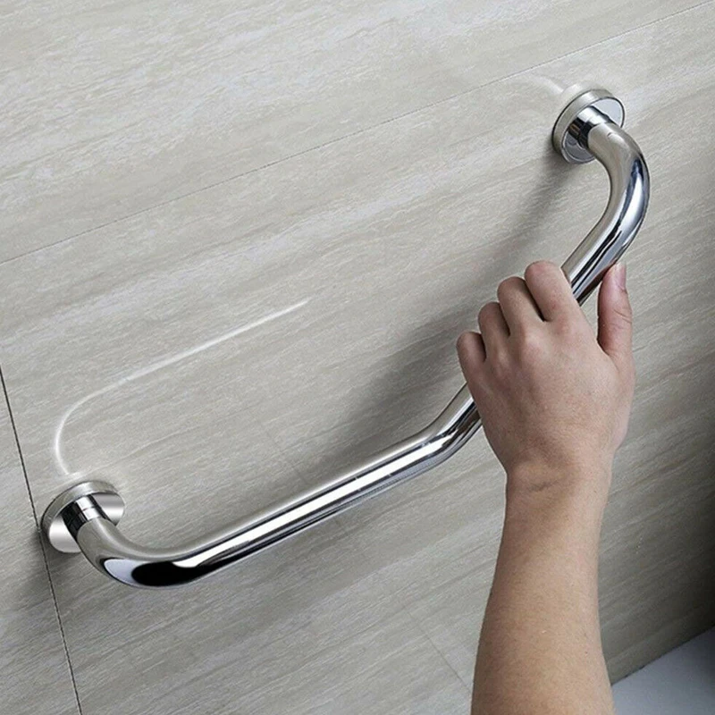 Description Picture 4 of itemStainless Steel Toilet Bathroom Safety Grab Bar Bathtub Handrails Durable Armrest Handle Bathroom Items