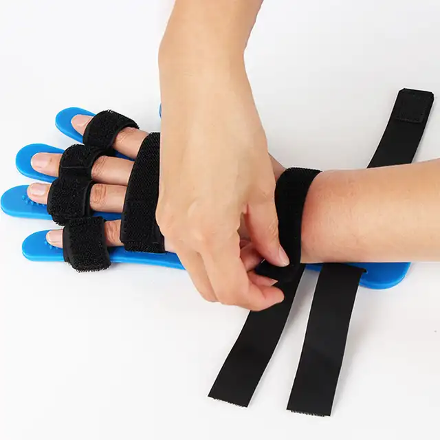 Adjustable Hand Wrist Finger Orthotics Extended Fingerboard for Stroke Hemiplegia Hand Splint Training Support Finger Protection 6