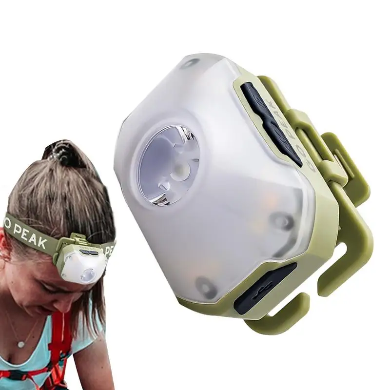 

Led Headlamp Hiking Fishing Bright Headlamp Flashlight Lightweight Angle Adjustable Running Headlamp Rechargeable Headlight For
