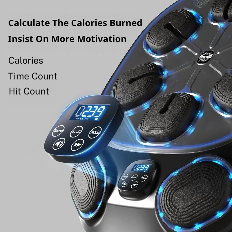 Smart Music Boxing Machine Bluetooth Adult Electronic Wall Target HookPunch Equipment Target Wall Mounted Gym Home Equipment head mounted speed ball boxing punching bag boxing speed ball boxing reaction ball music boxing toys