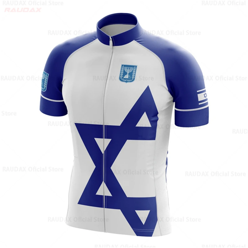 Bike Team Summer Short Cycling Jersey Man Mountain Bike Riding Cycling Shirts Bicycle Racing Sports Clothing ISRAEL