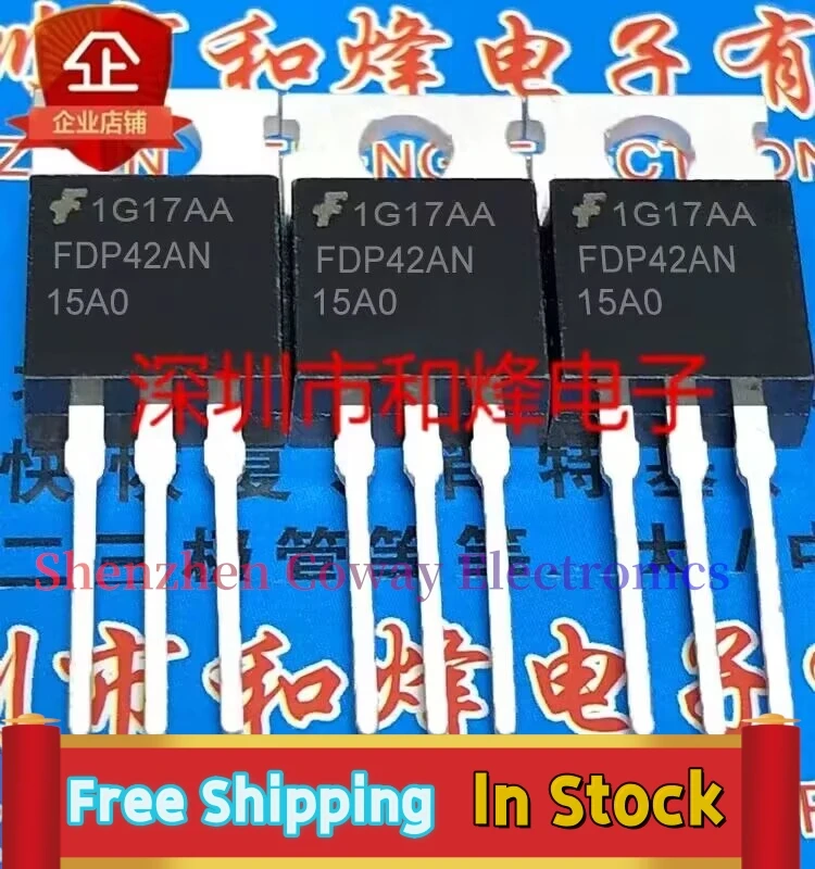 

10PCS-30PCS FDP42AN15AO 35A 150V MOS TO-220 In Stock Fast Shipping