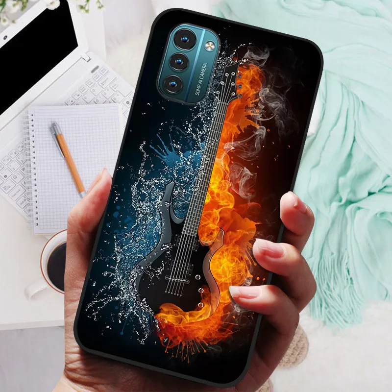 Floral Astronaut Soft TPU Silicone Bumper Phone Case