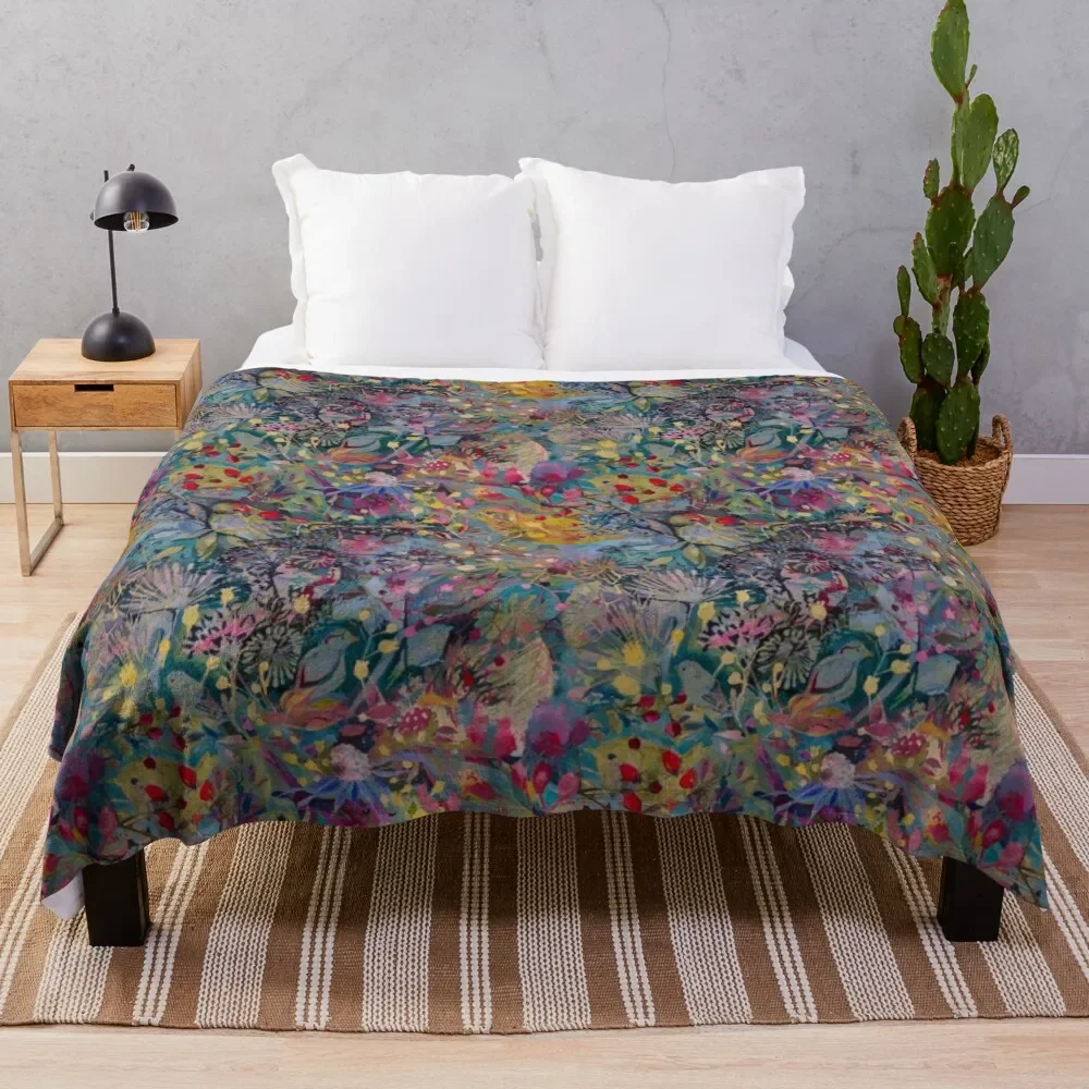 

Birds and Rosehips Throw Blanket Beautiful Blankets Cute Blanket Plaid