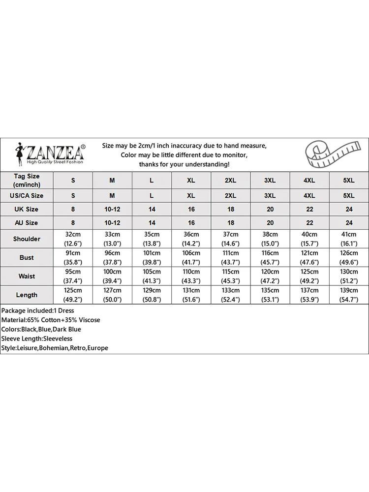 2024 ZANZEA Fashion Summer Sundress Sarafans Casual Women Sleeveless Muslim Abaya Vestido Denim Blue Loose Solid Overalls Dress - Image 6