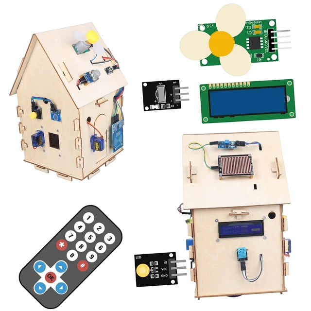 Kit de démarrage intelligent pour maison à monter soi-même, ensemble  électronique de programmation, jouet éducatif pour enfants et adultes -  AliExpress