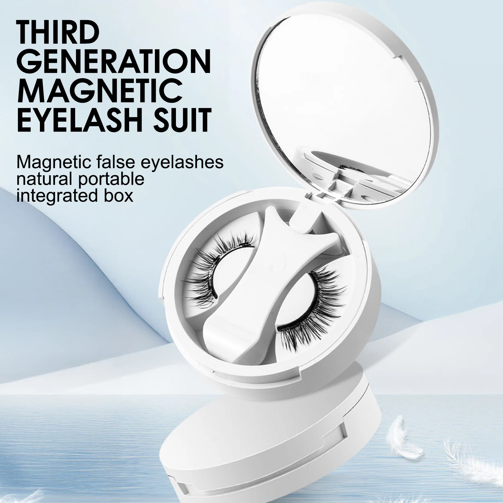 Reusable lashes strip Magnetic False Eyelashes natural Magnetic Lash extenstions Eye-Lifting Effect DIY Makeup supplies