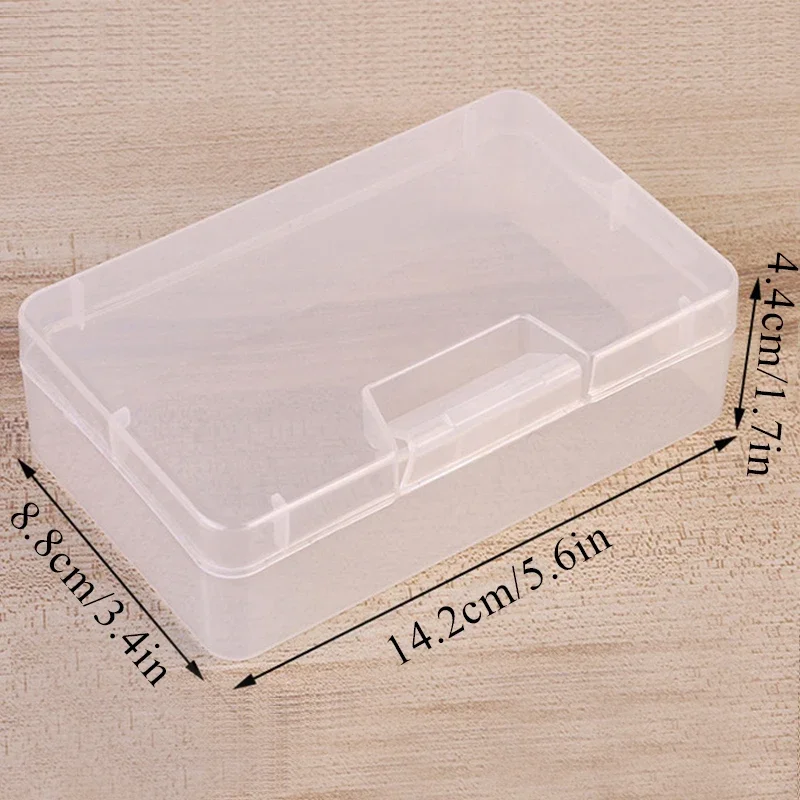กล่องพลาสติกขนาดเล็ก กล่องสี่เหลี่ยม กล่องโปร่งแสง กล่องใส่เครื่องประดับ ลูกปัด กล่องใส่อุปกรณ์ กล่องเก็บของ กล่องจัดระเบียบ 1