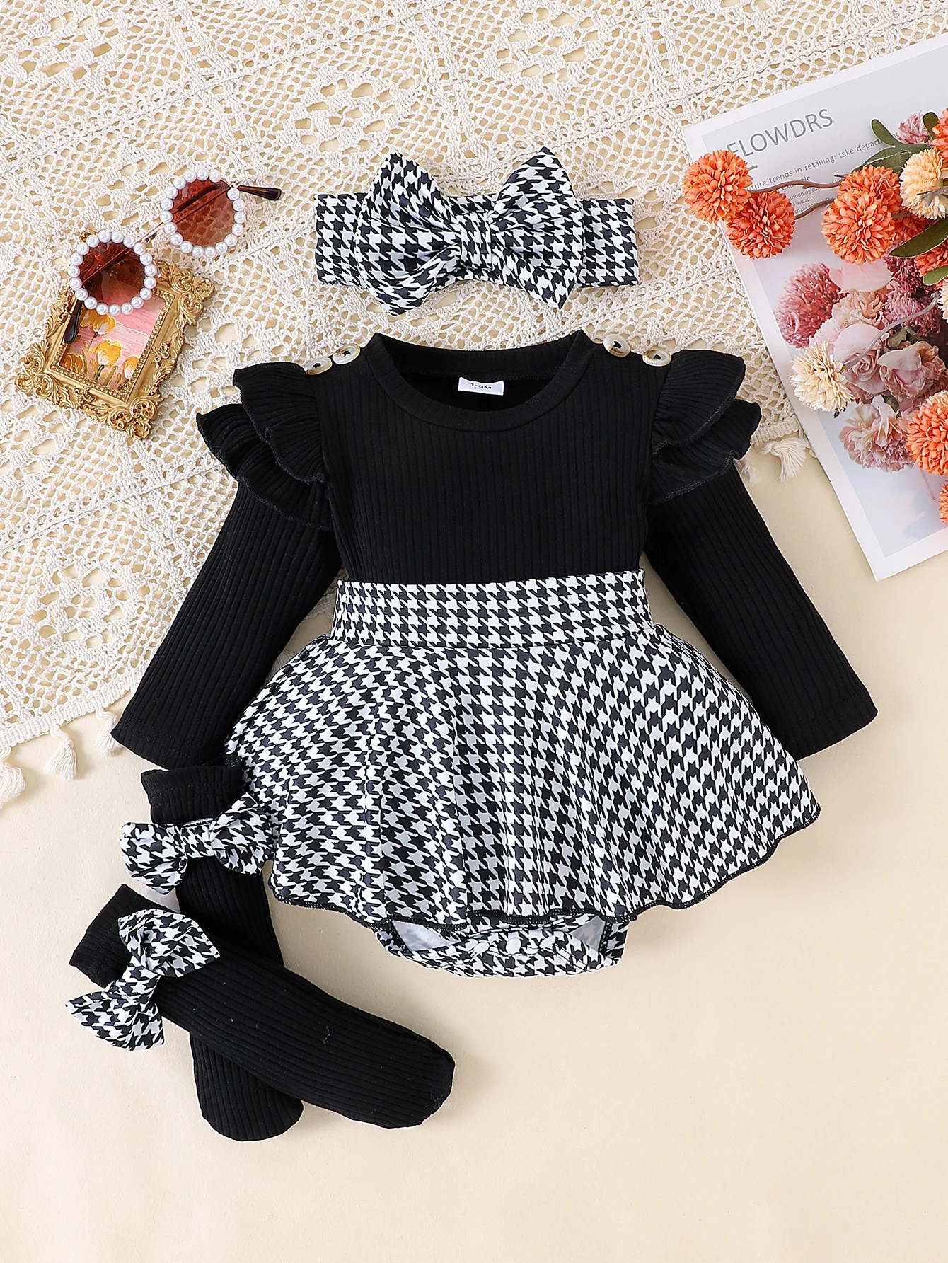 2PCS Baby Girl Top & Skirt Set 1