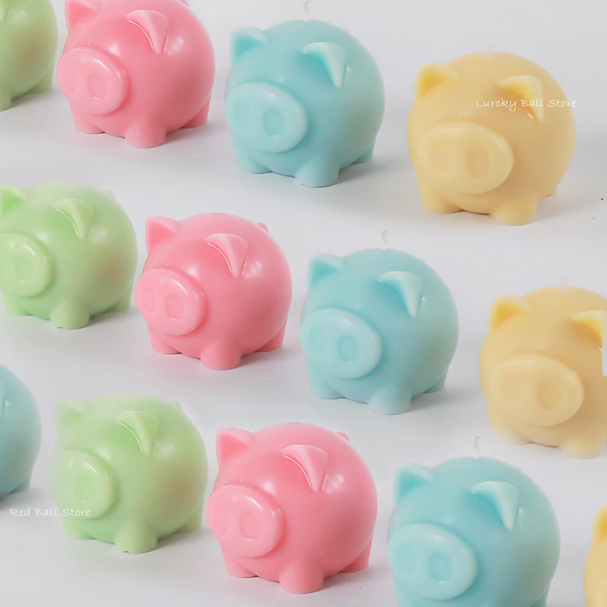 Cartoon Piglet Candle Silicone Mold Animal Swine Soap Resin Crystal Mould Cute Pig Chocolate Making Tools Set Home Decor Gifts