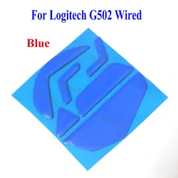 Premium Competition Level Mouse Feet Skates Connector (10-Pack) - 10 Sets (G502 wired Blue)