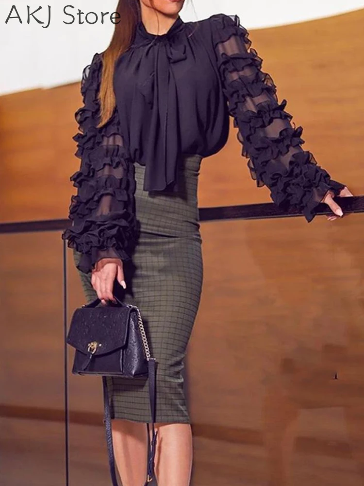 

Women Sexy Mesh Top Blouse