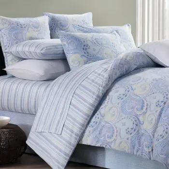 N PCs Set, Flat Sheet Duvet Cover Pillowcases, 100% Egyptian Cotton, 600 TC, King Size ,Printed Colors, Customize 1