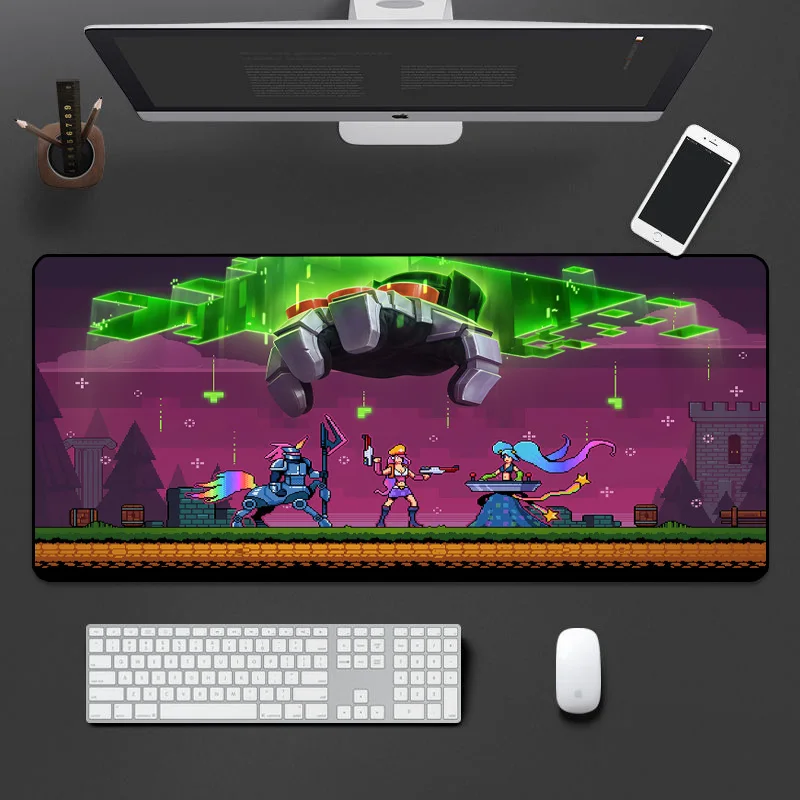

Hecarim Gamer Table Mat High Quality LOL Gaming Mousepad Gaming Accessories Large Mouse Pad Xxl Arcane Game Carpet 400x900xMM