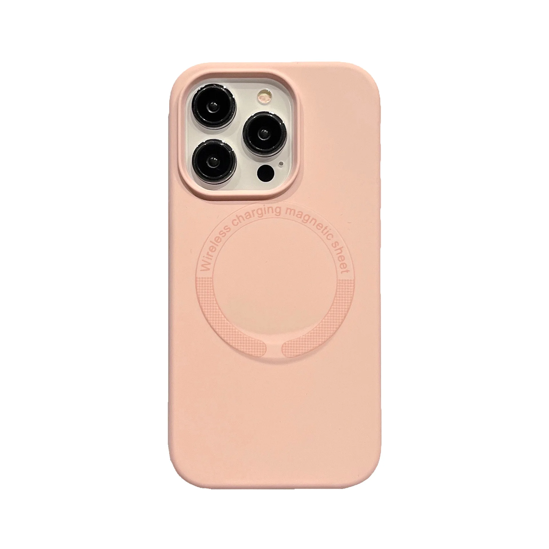 Liquid Silicone Case For Magsafe Mag Safe iPhone 15 Pro Max 14 Plus 13 12 15Pro 13Pro 14Pro 12Pro Black Phone Cover_voghion.com