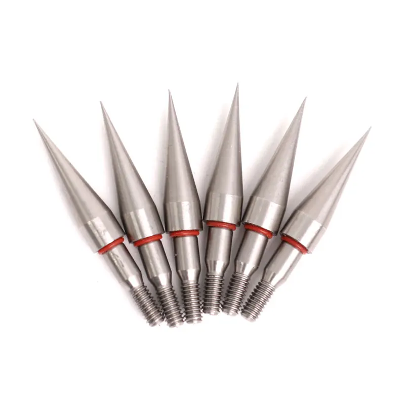 

6/12/24pc 100 Grains Stainless Steel Screw Thread Arrow Head Target Field Tips Arrow Point for OD7.4mm Shaft Arrow Accessories