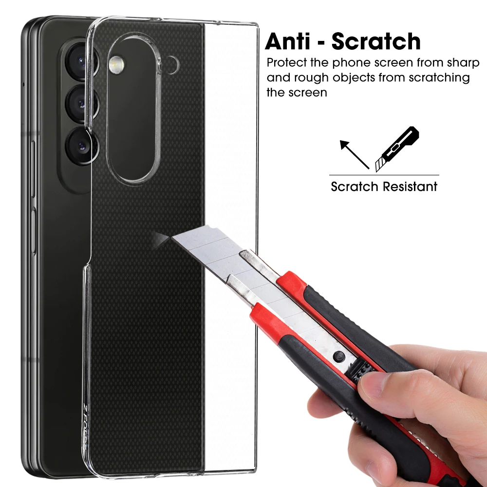 Ultra Thin Shockproof Protective Clear Bumper Case - Hard PC Cover