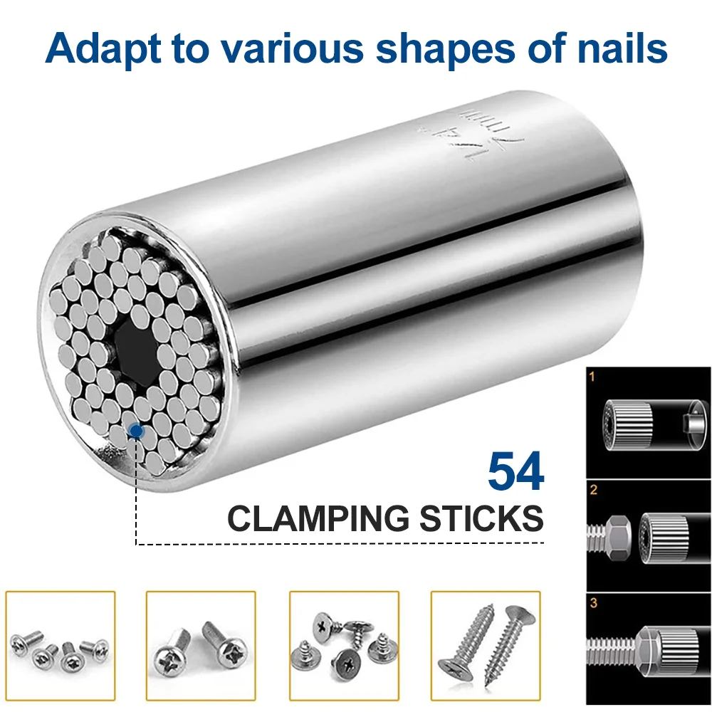 3Pcs Universal Sleeve Set All-Fitting Multi Drill Attachment