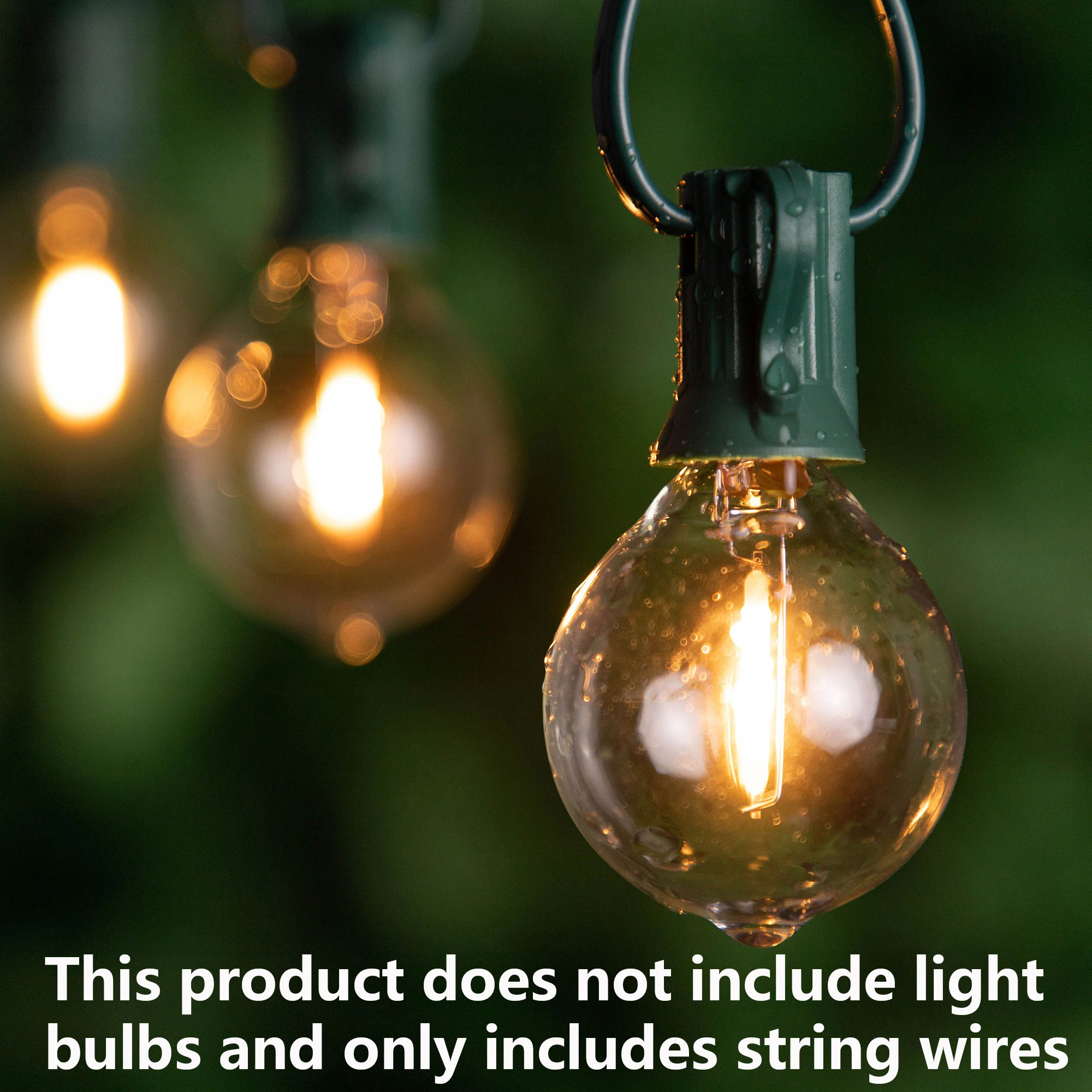 Outdoor Light Cable EU 220V US 110V String Light Wire E12 Sockets C7 Lamp Base Connectable Party Wedding Decor Street Garland string lights