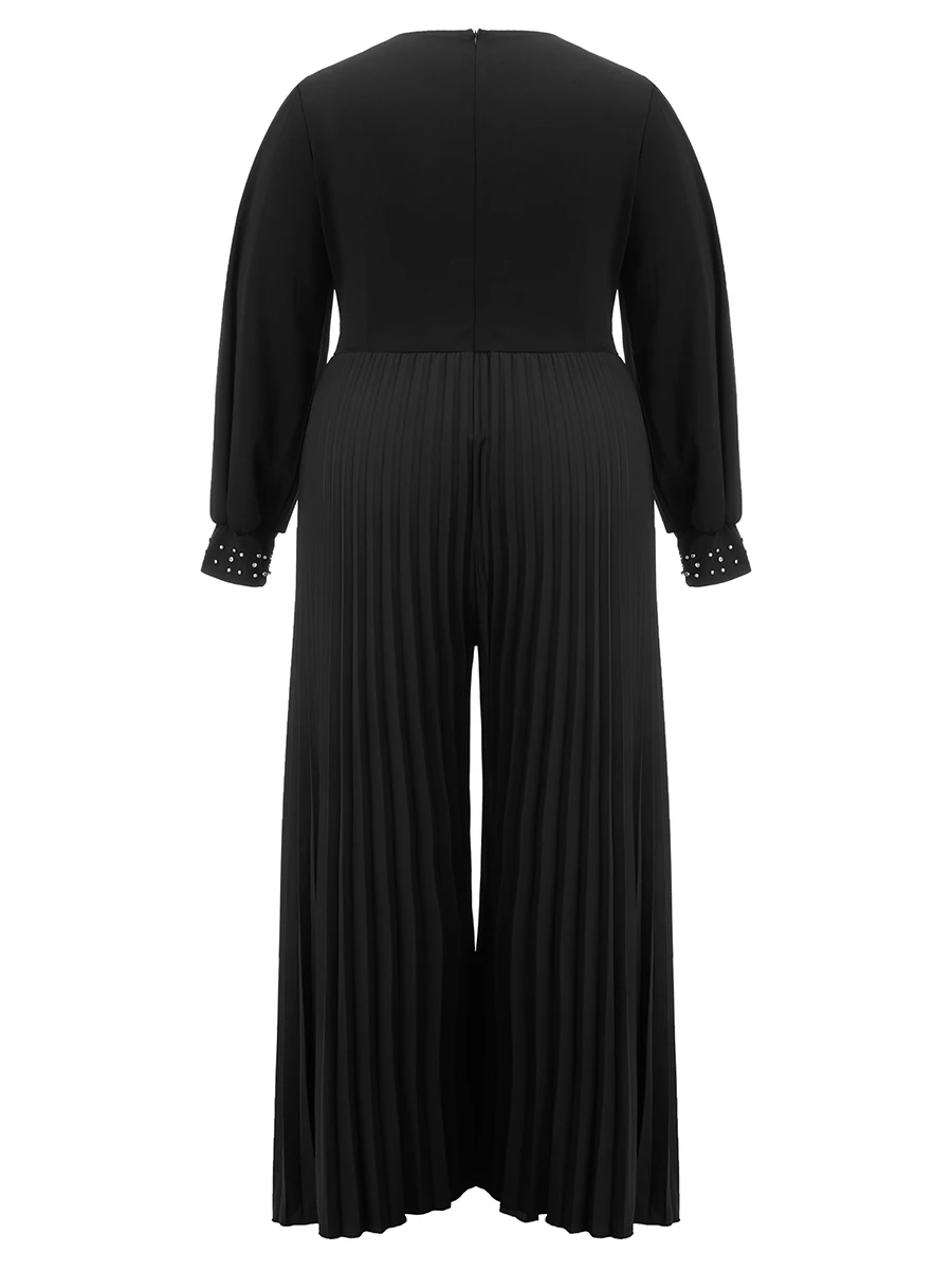 Women s Plus Size Jumpsuit Floral Print Short Sleeve Round Neck Belted Wide Leg Rompers with Pockets