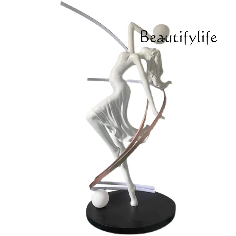 

Goddess Sculpture Floor Lamp Hotel Lobby Sales Office Model Room Abstract Art Decoration