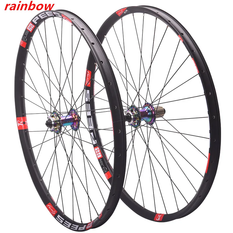 6 pawls 3 teeth RUJIXU MTB Bike Wheelset 26 27.5 29 Disc Brake 32H MTB Bicycle AM Enduro DH Wheels 148 Boost 142 Thru Axle 135QR 3