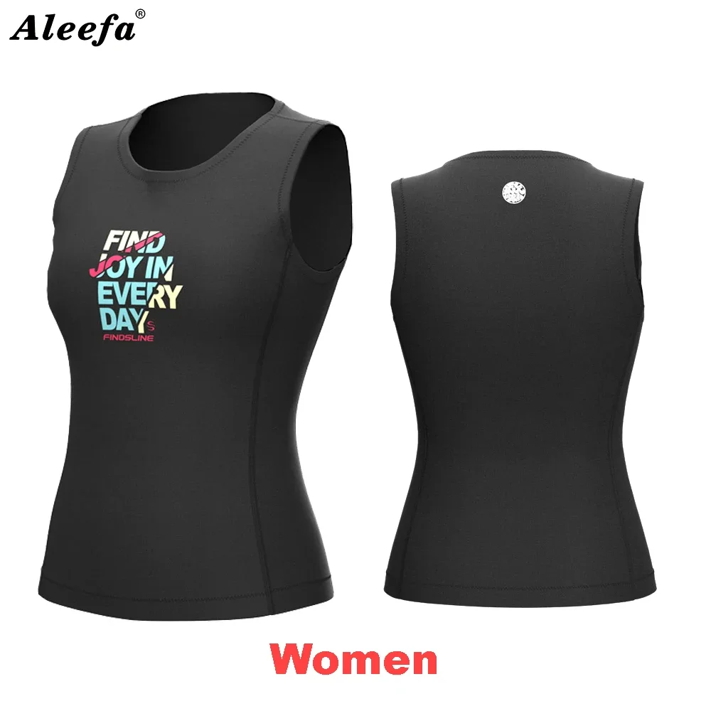 Men Women Flexible Wetsuit Vest 2mm CR neoprene Sleeveless Black Retro Diving Suit For Windsurfing,Surfer,Sailing