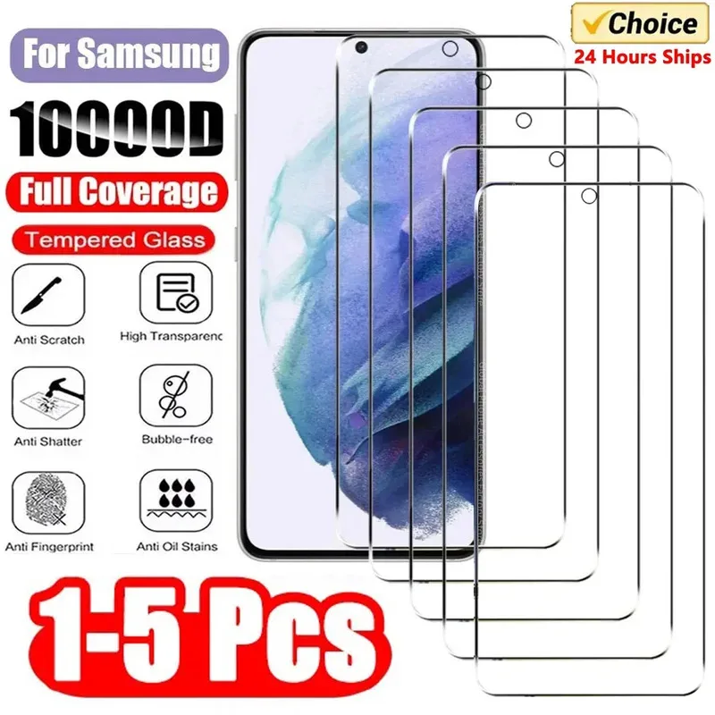 Premium Tempered Glass Screen Protector - 1 to 5 Pack