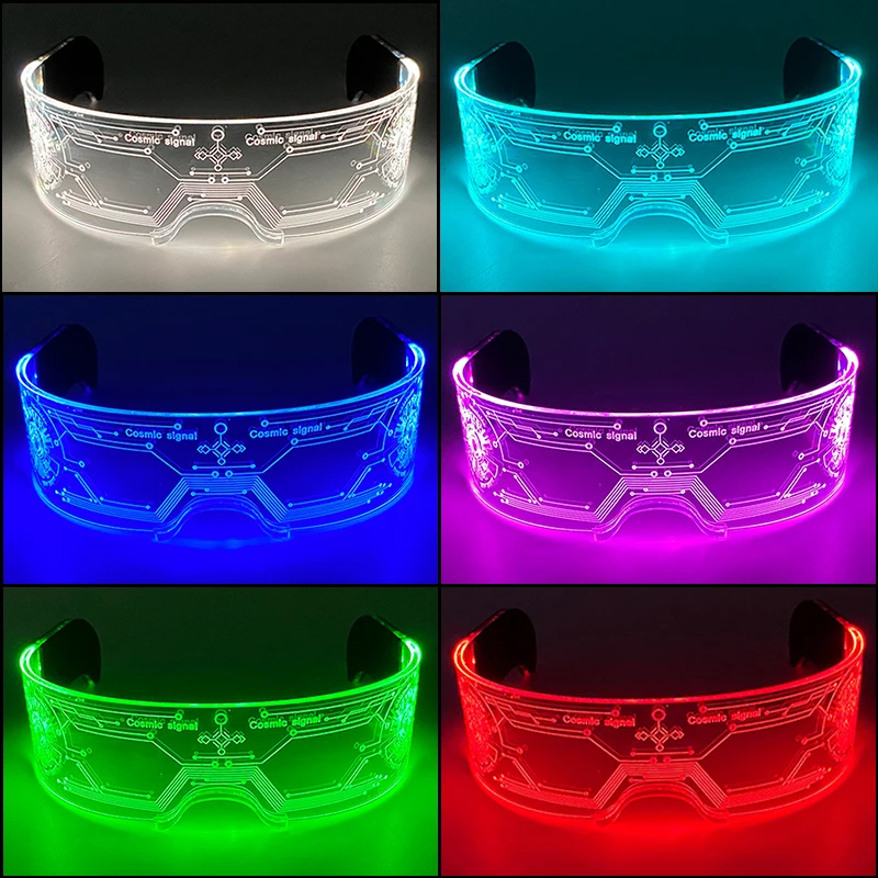 Gafas Led Gafas con luz Gafas con visera Led, Gafas luminosas para