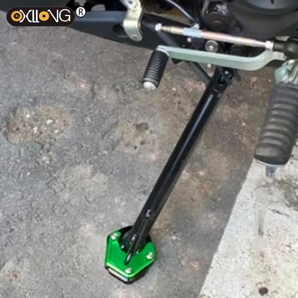 

For kawasaki versys650 Versys 650 2011-2020 2019 2018 2017 2016 Foot Enlarger Foot Side Stand Extension Plate NINJA 400 Z400