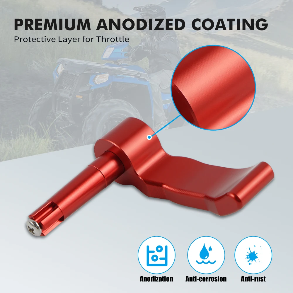 Billet-Daumengashebel für Polaris Sportsman 1000 2015–2018, 850 2009–2018, 570 2014–2018, 550 2009–2013, 450–2018 2017 – Detail 20