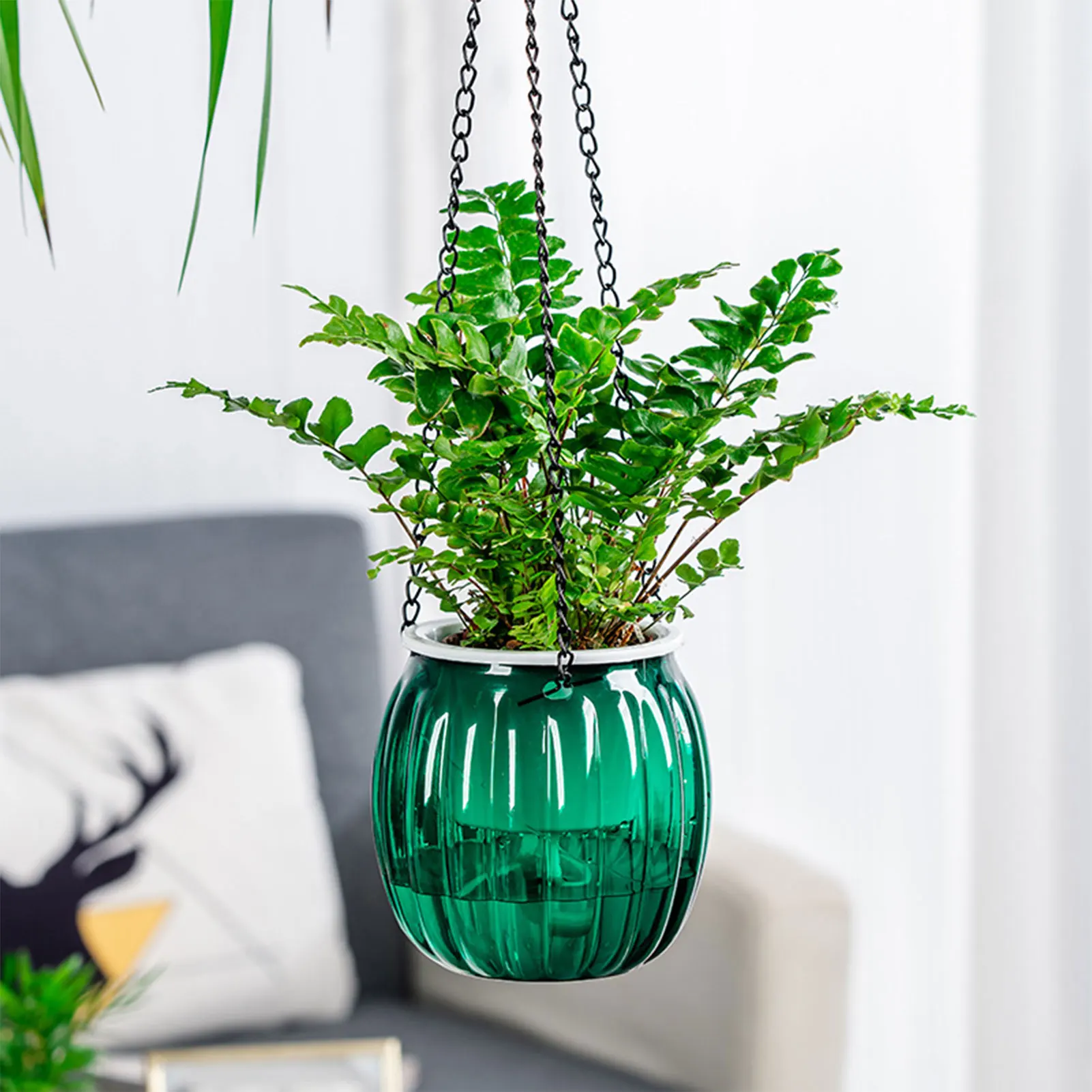 

Hydroponic Flowerpot Hanging Soil Culture Vase Self Watering Planter Thickened Plastic Flower Pot Nordic Style Plant Basin