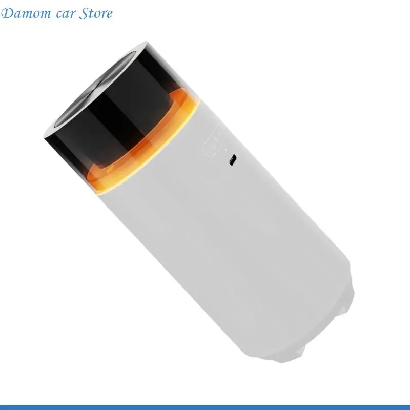향기 기능이 있는 A2UC USB 차량용 가습기 홈 오피스 및 여행용 소형 디자인 100ml 물 용량