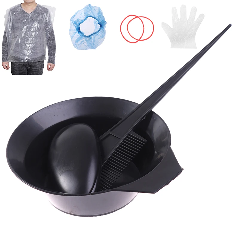 Description Picture 5 of item1 set Hair Color Dye Bowl Comb Brushes Tool Kit Set Tint Coloring Dye Bowl Comb Brush Twin Headed Brushes Set