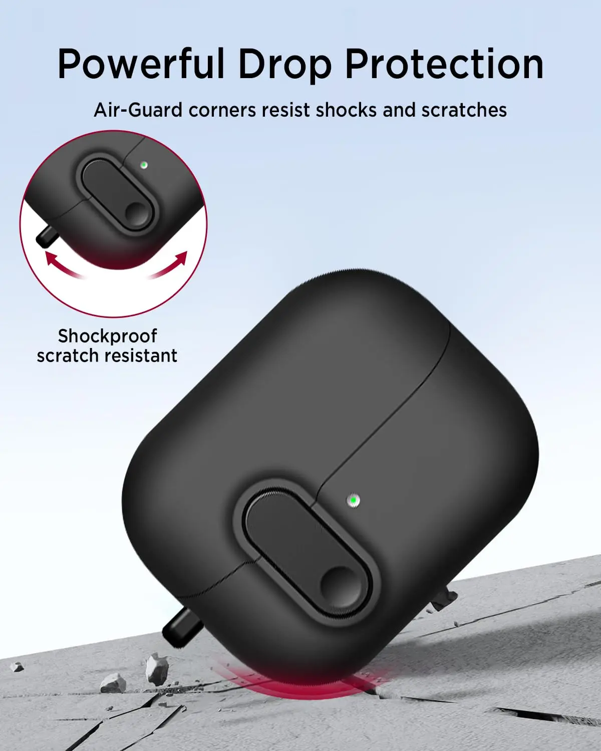 Secure Lock Full Body Protective Case for Enhanced Earbud Protection
