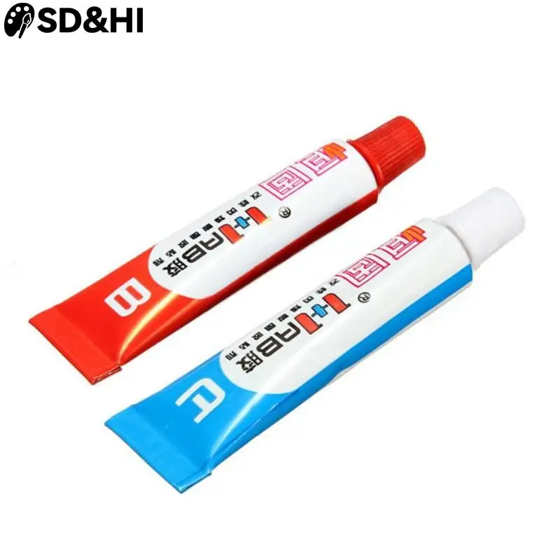 

10g Multi-purpose Strong Adhesive A B AB glue A+ B Epoxy Resin Glue for Plastic Glass Metal Ceramic Rubber Quick-Drying Glue