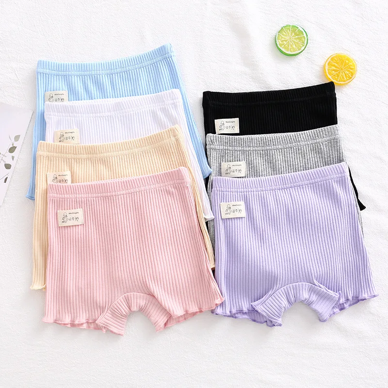 Summer Girls Shorts kids shorts kids underwear kids trousers For Candy Color Children Leggings Lace Safety Underpants Baby Bottom Clothing
