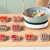 1/8Pcs Plastic Refrigerator Meat Freezer Divided Box Food Grade Household Fridge Fresh-keeping Storage Box Camping Tableware 5