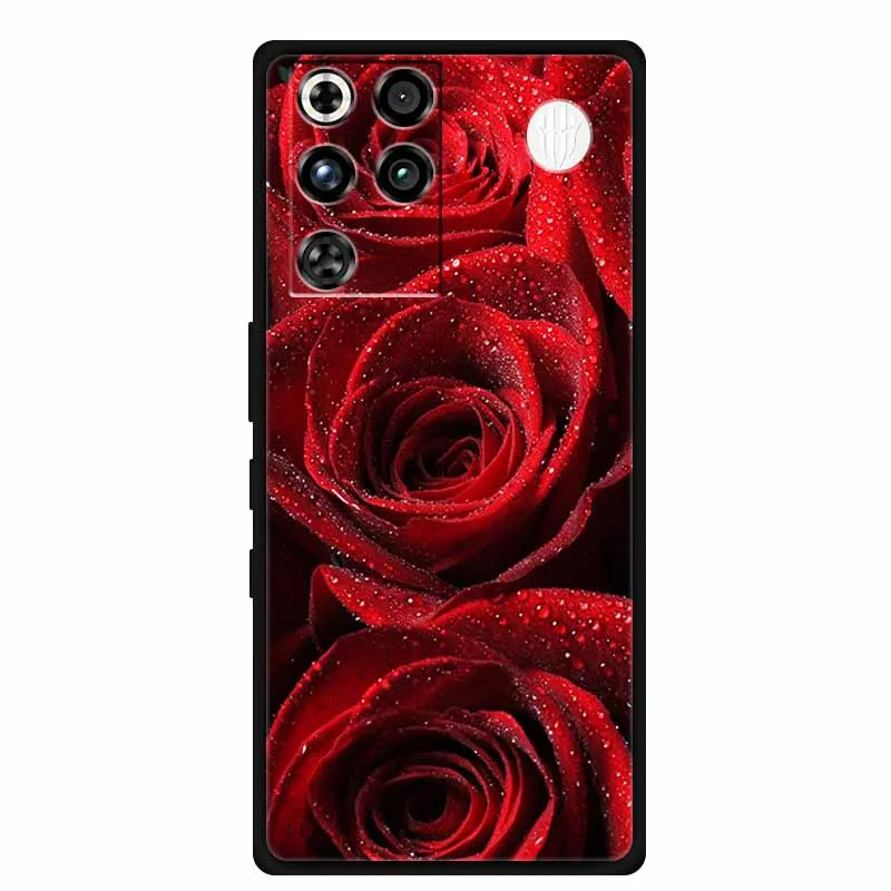 Sleek Black Silicone TPU Phone Case - Durable and Soft Back Cover